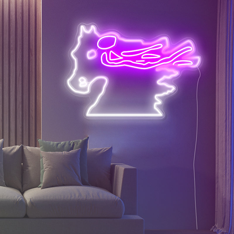Personalized horse neon lights - neonpartys.co.uk