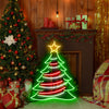 Xmas outdoor decor Christmas tree lights