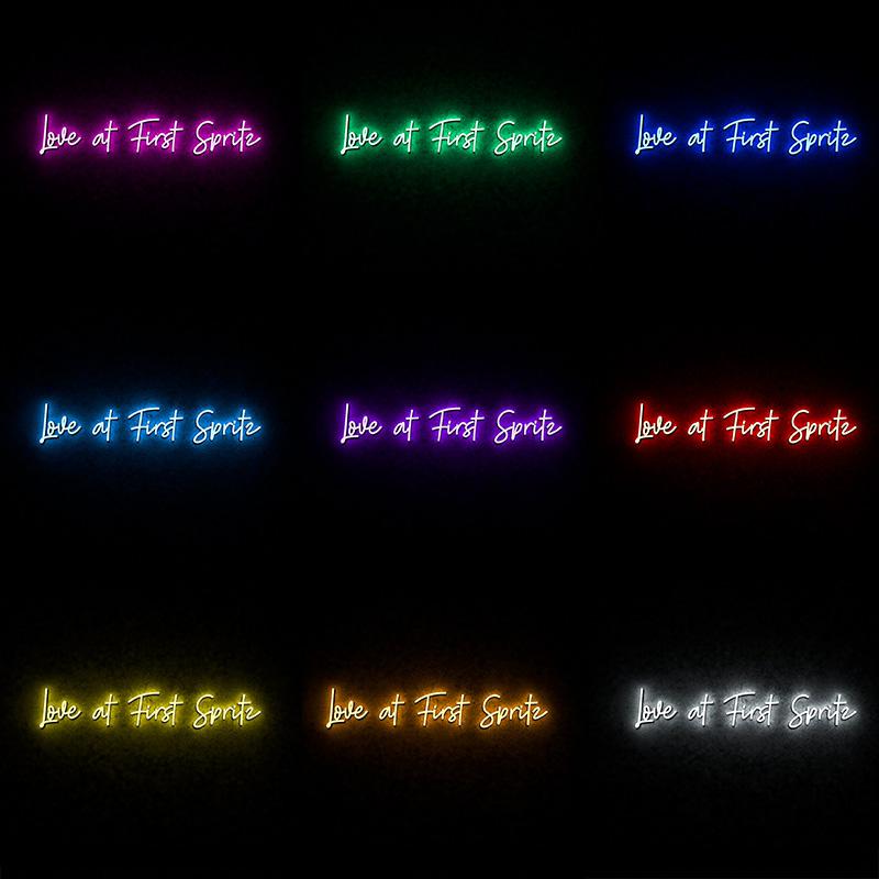 Love at first spritz neon lights - neonpartys.co.uk