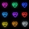 Neon heart light - neonpartys.co.uk