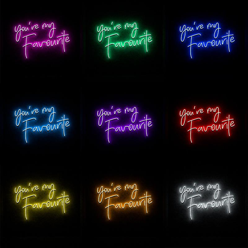 You Are My Favorite led sign for sale - neonpartys.co.uk