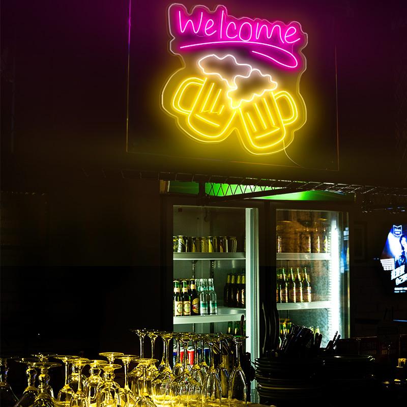 welcome bar sign - neonpartys.co.uk