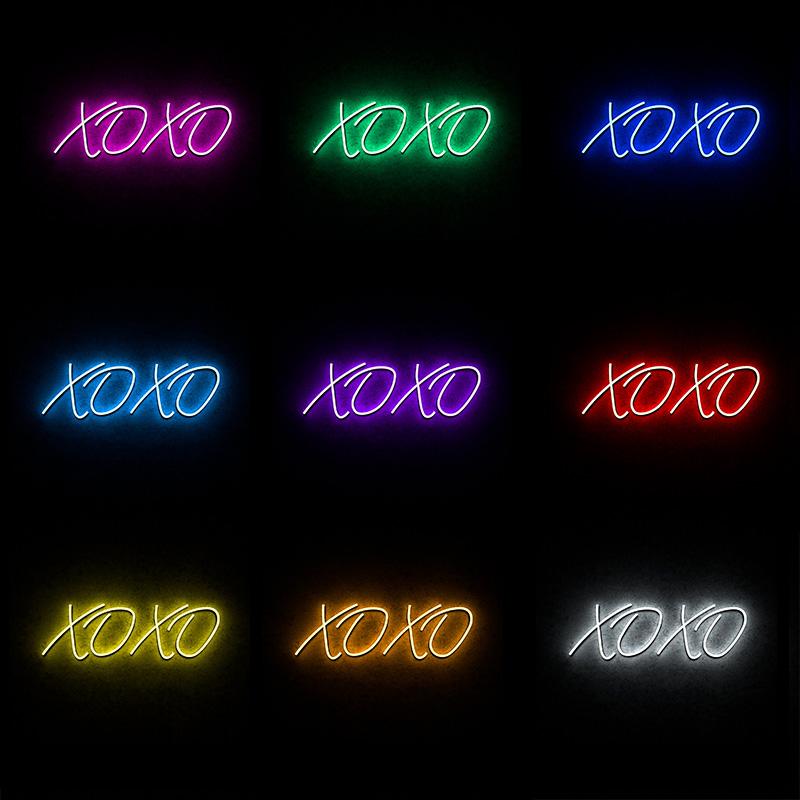 Xoxo led signs - neonpartys.co.uk