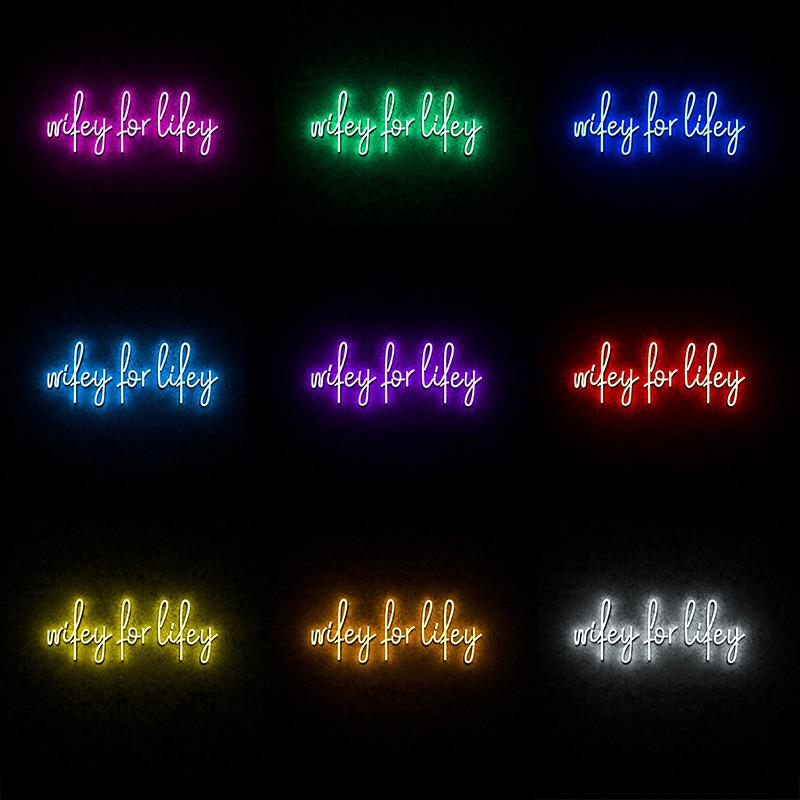 Wifey for lifey neon lights - neonpartys.co.uk
