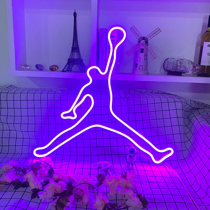 Basketball Dunk Neon Sign