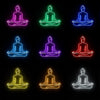 Yoga led neon sign - neonpartys.co.uk
