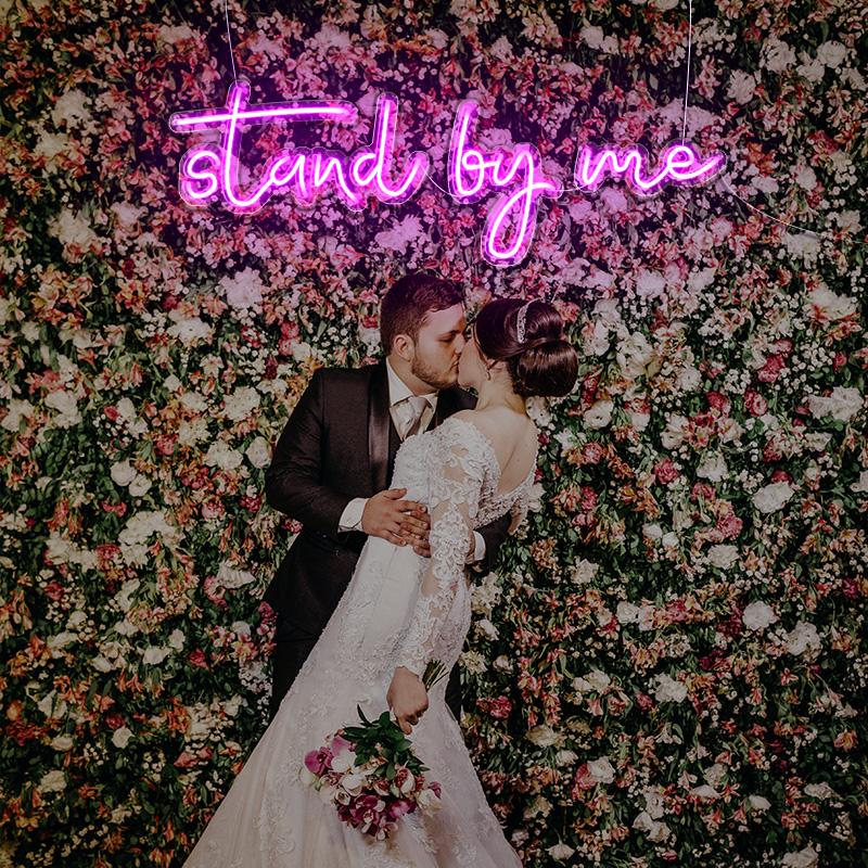 Stand by Me neon sign - neonpartys.co.uk