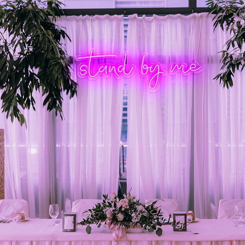 Stand by Me neon sign - neonpartys.co.uk