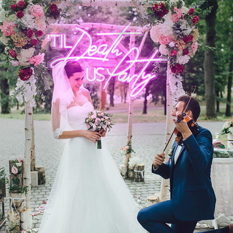 Til Death Do  US Party - neonpartys.co.uk