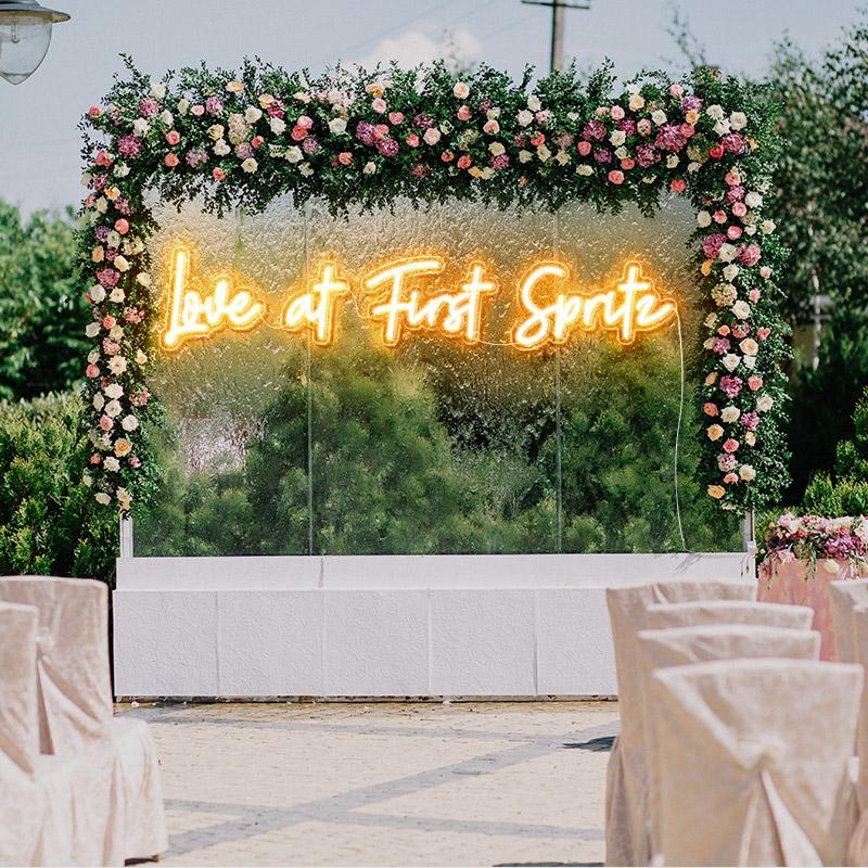 Love at first spritz neon lights - neonpartys.co.uk