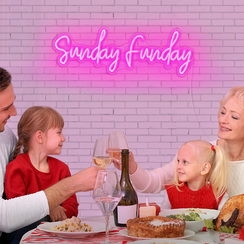 Sunday Funday LED Sign - neonpartys.co.uk