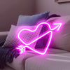 Heart neon light for lover - neonpartys.co.uk