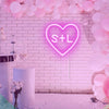 Neon heart light - neonpartys.co.uk