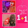 New year & Cute Xmas Sock neon of Christmas gift box