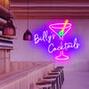 First name Cocktails neon lights