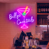 First name Cocktails neon lights