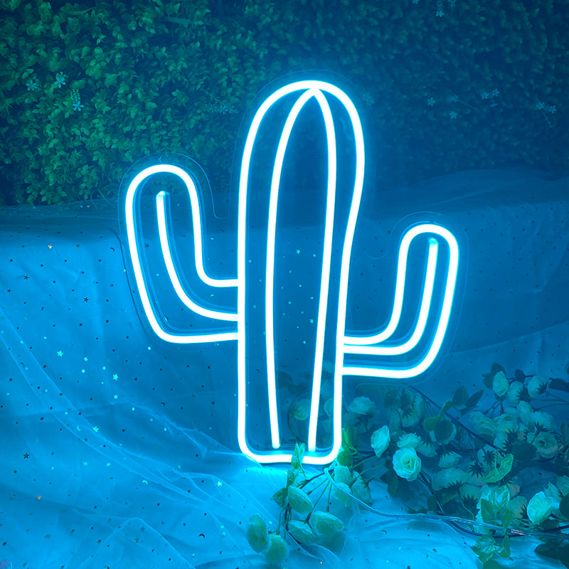 Green Cactus neon lamp