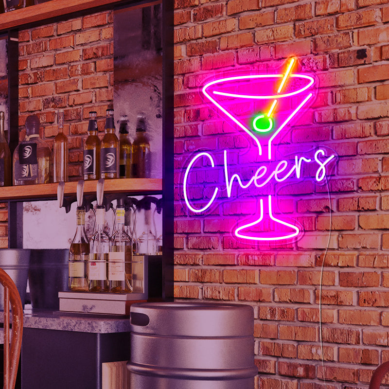 Cocktails&Cheers neon light