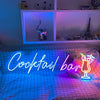 Cocktail Bar neon wall art