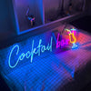 Cocktail Bar neon wall art