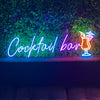 Cocktail Bar neon wall art