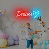 Dream&heart neon for children's room