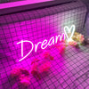 Dream&heart neon for children's room