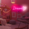 Dream&heart neon light UK-Neonparty