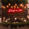 Drunk in love neon signage