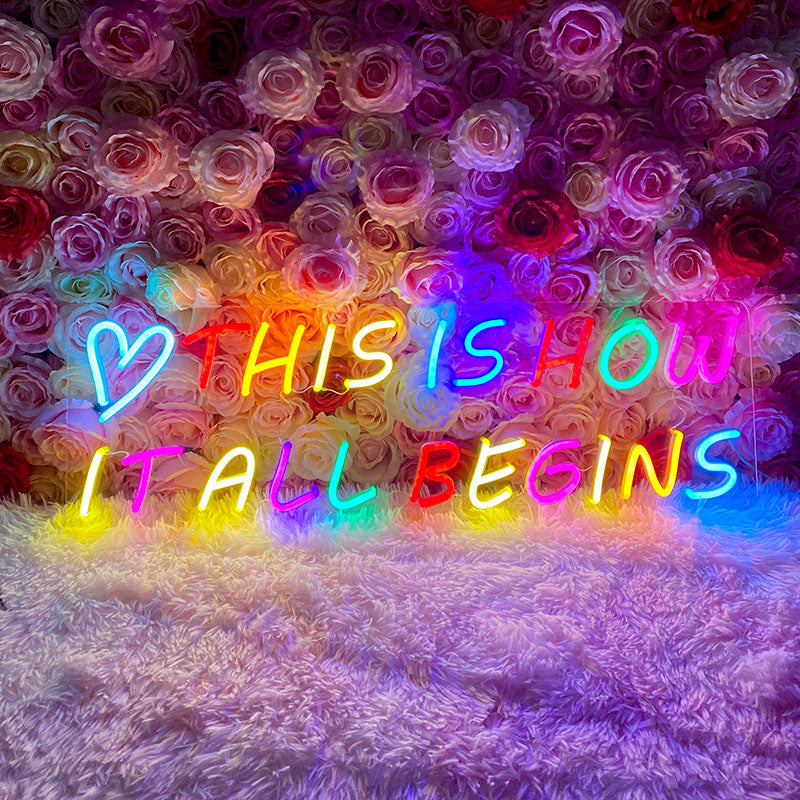 This is how it all begins Neon for home