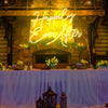 Happily Ever After pink neon light