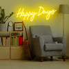 Happy Days party neon art