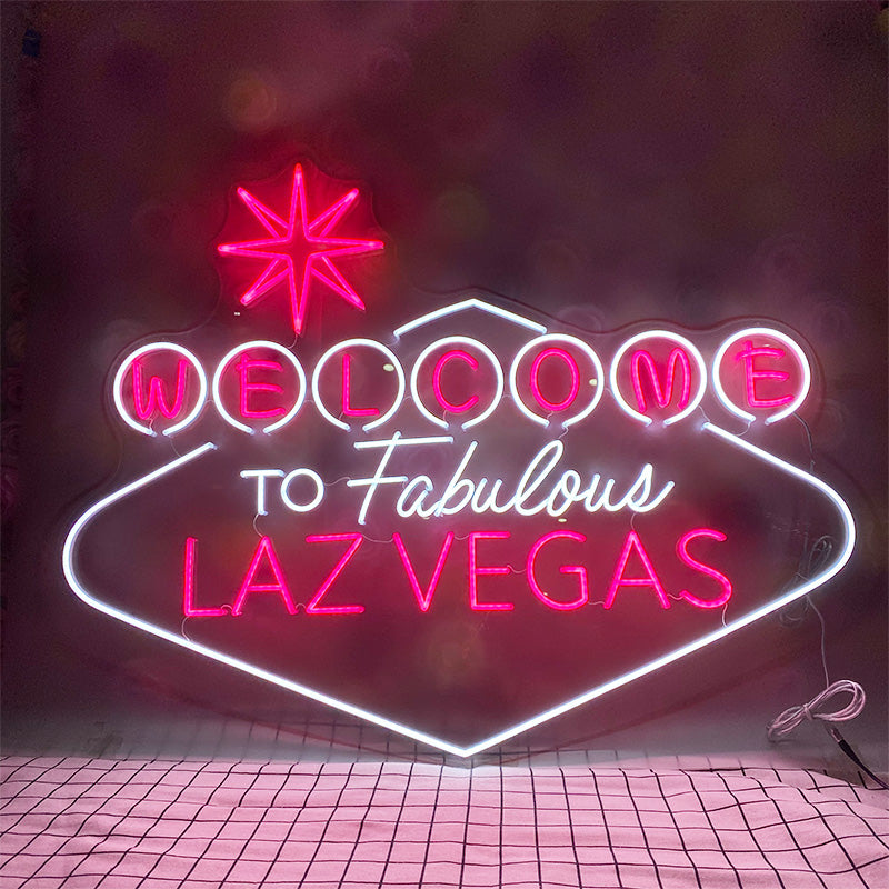 Welcome to Fabulous Las Vegas Neon Sign