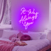 It was always you wedding sign