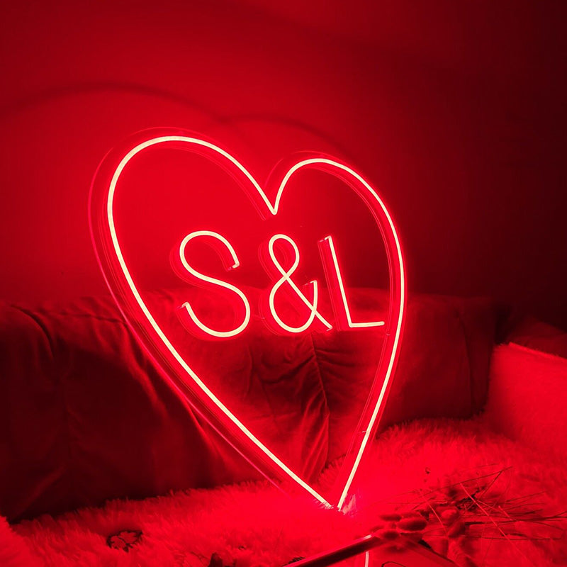 Frist name & Heart ❤ Neon