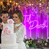 Til Death neon light