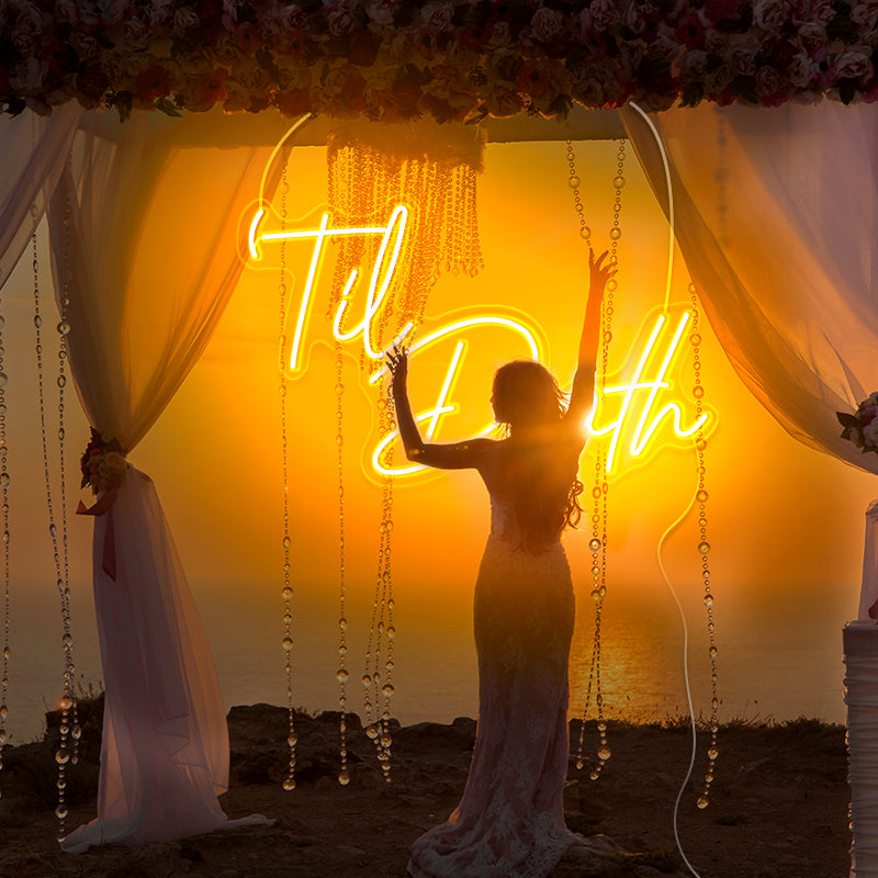 Til Death neon light