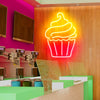 Colourful cupcake cute neon