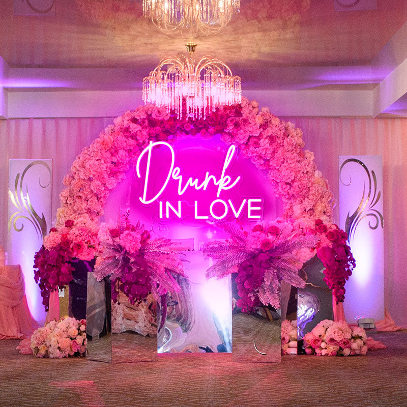 Drunk in Love wedding sign