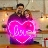 Love heart led neon light