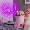 Love heart led neon light