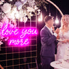 Love you more neon lights