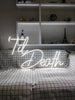 Til Death neon light