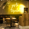 Yes to tequila neon light