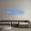 Custom neon sign Reception