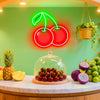 Cherry model neon signs for fruit store