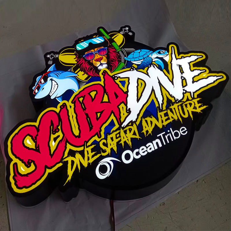 Adventure club LED signage