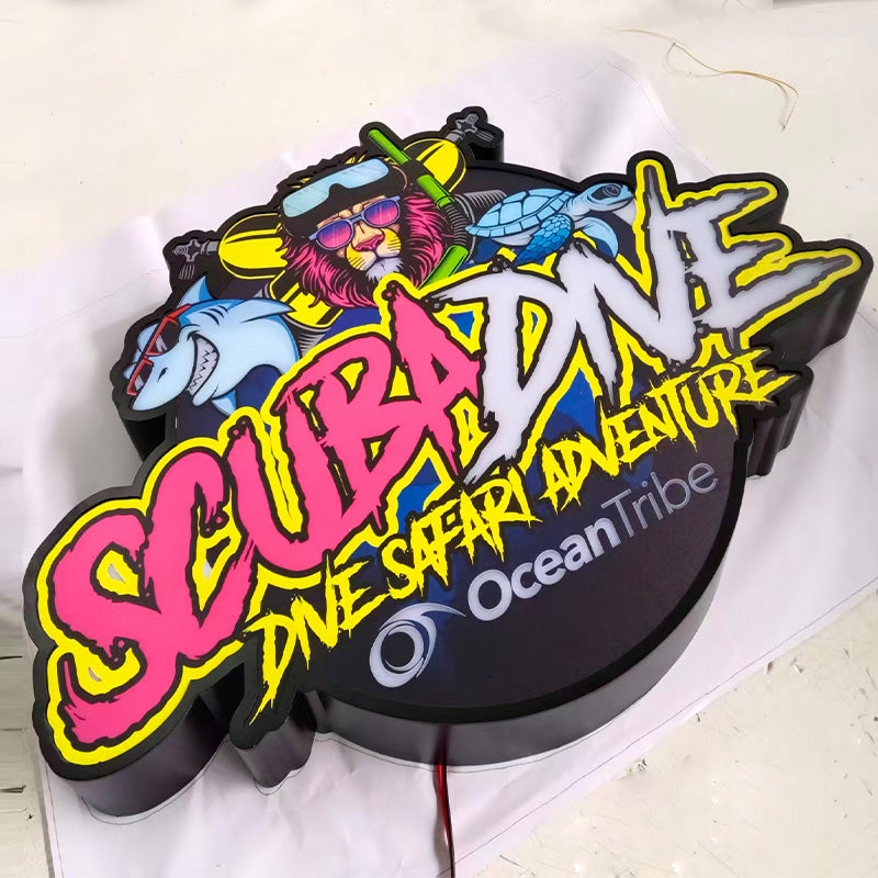 Adventure club LED signage