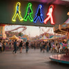 Beatles Four People Neon Sign