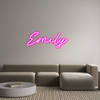 Custom neon sign Emily